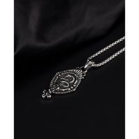 Fashion Totem Stainless Steel Titanium Steel Pendant Necklace Plating Stainless Steel Necklaces main image 4