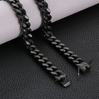 Basic Stainless Steel No Inlaid Bracelets Necklace 2 Pieces main image 5