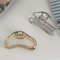 Simple Style Geometric Alloy Plating Hair Claws main image 1