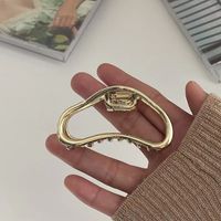 Simple Style Geometric Alloy Plating Hair Claws sku image 1