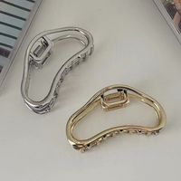 Simple Style Geometric Alloy Plating Hair Claws main image 4