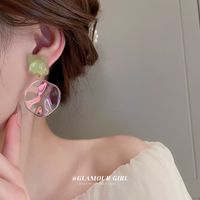 Sweet Geometric Arylic Earrings main image 4