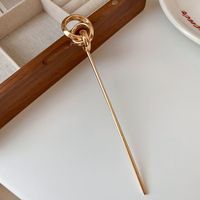 Simple Style Geometric Alloy Plating Hairpin sku image 3