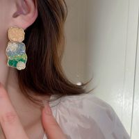 Fashion Heart Shape Flower Butterfly Alloy Inlay Artificial Crystal Zircon Earrings main image 5