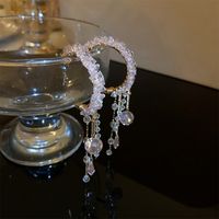 Fashion Heart Shape Flower Butterfly Alloy Inlay Artificial Crystal Zircon Earrings sku image 79
