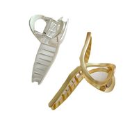 Classic Style Geometric Alloy Plating Hair Claws main image 3