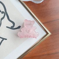 Cartoon Style Bear Plastic Resin Stoving Varnish Hair Claws 1 Piece sku image 3