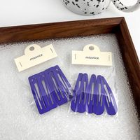 Sweet Geometric Alloy Stoving Varnish Hair Clip 5 Pieces main image 4