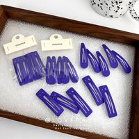Sweet Geometric Alloy Stoving Varnish Hair Clip 5 Pieces main image 1