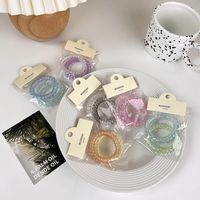 Fashion Solid Color Rubber Hair Tie main image 6