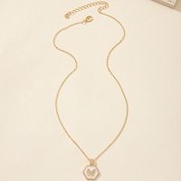 Fashion Geometric Butterfly Alloy Stoving Varnish Pendant Necklace 1 Piece main image 4