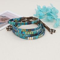 Ethnic Style Square Glass Beaded Bracelets main image 5