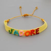 Style Ethnique Lettre Verre Perlé Bracelets sku image 3