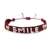 Ethnic Style Letter Glass Beaded Bracelets sku image 10