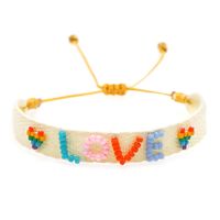 Ethnic Style Letter Glass Beaded Bracelets sku image 11