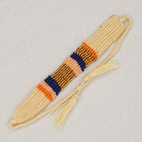 Simple Style Color Block Cotton Handmade Bracelets sku image 3