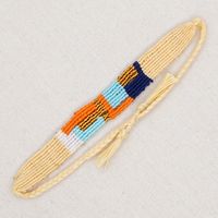 Simple Style Color Block Cotton Handmade Bracelets sku image 9