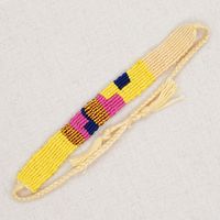 Simple Style Color Block Cotton Handmade Bracelets sku image 14