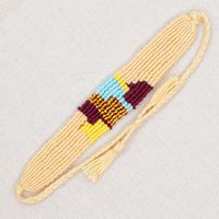 Simple Style Color Block Cotton Handmade Bracelets sku image 13