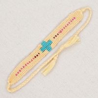 Simple Style Color Block Cotton Handmade Bracelets sku image 17