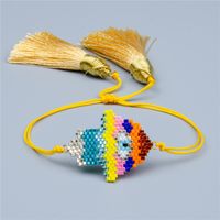 Ethnischer Stil Farbblock Glas Perlen Armbänder sku image 1