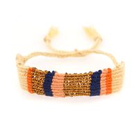 Simple Style Color Block Cotton Handmade Bracelets main image 2