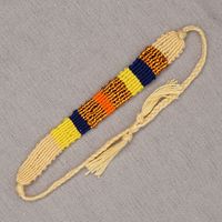 Simple Style Color Block Cotton Handmade Bracelets sku image 1