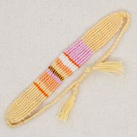 Simple Style Color Block Cotton Handmade Bracelets sku image 5