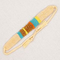 Simple Style Color Block Cotton Handmade Bracelets sku image 12