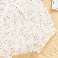 Décontractée Petites Fleurs Coton Polyester Impression Ensembles De Shorts Bébé Vêtements main image 10