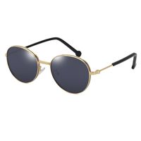 Fashion Round Frame Sunglasses Wholesale sku image 2