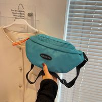 Streetwear Color Block Zipper Fanny Pack main image 2