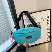 Streetwear Color Block Zipper Fanny Pack main image 1