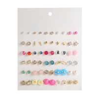 Hot Sale Earring Set Geometric 30 Pairs Of Earrings Wholesale Nihaojewelry sku image 28