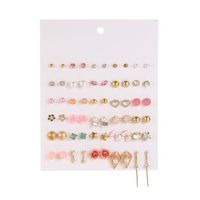 Hot Sale Earring Set Geometric 30 Pairs Of Earrings Wholesale Nihaojewelry sku image 33