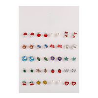 Hot Sale Earring Set Geometric 30 Pairs Of Earrings Wholesale Nihaojewelry sku image 39