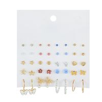 Hot Sale Earring Set Geometric 30 Pairs Of Earrings Wholesale Nihaojewelry sku image 23