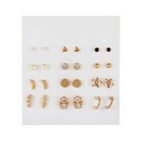 Hot Sale Earring Set Geometric 30 Pairs Of Earrings Wholesale Nihaojewelry sku image 15