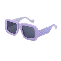 Lunettes De Soleil Tendance Pour Femmes À Jambe Large Et À Monture Large Tendance Pour Hommes De Couleur Bonbon sku image 6