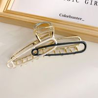 Fashion Geometric Paper Clip Metal Stoving Varnish Hair Claws sku image 2