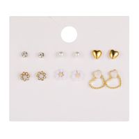 Hot Sale Earring Set Geometric 30 Pairs Of Earrings Wholesale Nihaojewelry sku image 1