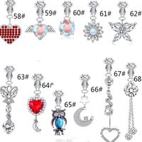 Mode Forme De Cœur Couronne Papillon Acier Inoxydable Placage Zircon Clips D'oreille Anneau Ombilical main image 6