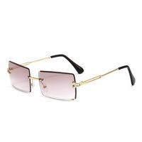 New Fashion Frameless Trimming Square Sunglasses sku image 5