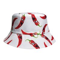 Unisex Fashion Cartoon Flower Flat Eaves Bucket Hat main image 5