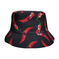 Unisex Fashion Cartoon Flower Flat Eaves Bucket Hat sku image 1
