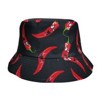 Unisex Fashion Cartoon Flower Flat Eaves Bucket Hat main image 3