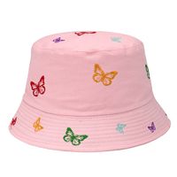 Unisex Basic Butterfly Embroidery Bucket Hat sku image 2