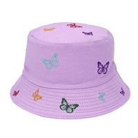 Unisex Basic Butterfly Embroidery Bucket Hat sku image 3