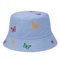 Unisex Basic Butterfly Embroidery Bucket Hat sku image 6