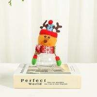 New Creative Christmas Transparent Plastic Doll Candy Jar Wholesale Nihaojewelry sku image 3